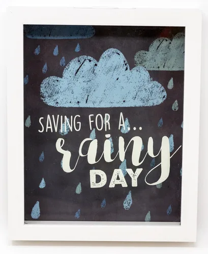 Miniatura 7 de Boston Warehouse Caja de ahorros Rainy Day Fund, Shadowbox, princesa, 8 x 7 pulgadas
