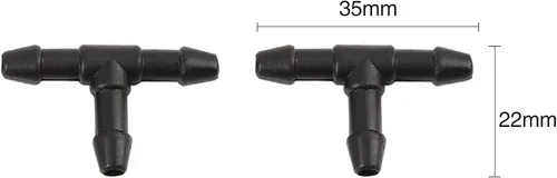Miniatura 3 de uxcell Kit de boquillas para limpiaparabrisas delantero de coche 68081370AB para Dodge Dart 2012-2016