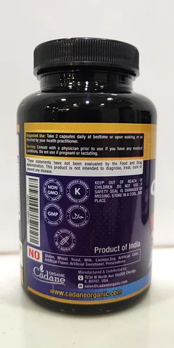 Miniatura 4 de Organic Cadane Suplementos de quercetina - 60 cápsulas de superalimentos
