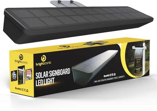 Miniatura 10 de Brighticonics 2pck Luz de Señal de Dirección Solar – Luz LED Iluminada para Números de Casa Impermeable IP65 – Fácil Instalación, Automática