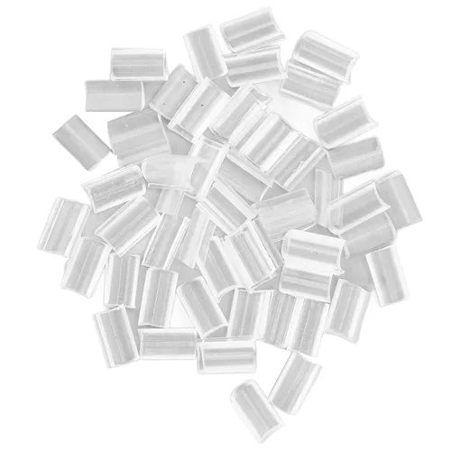 Miniatura 9 de 2 bolsas U Tip Clear Granule Beads Extensions Bonding or Rebond, paquete de pegamento de fusión en forma de uñas, extensión de cabello blanco