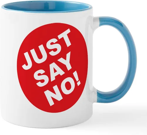Miniatura 9 de CafePress Just Say No! Taza de café de cerámica de 11 oz (11.0 fl oz)