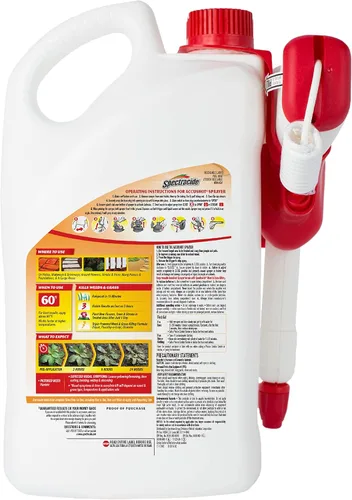 Miniatura 13 de Spectracide Asesino de malezas y hierba de 1 galón, con rociador de potencia continua AccuShot, paquete de 4