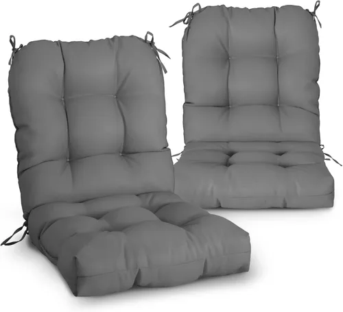 Miniatura 29 de EAGLE PEAK Cojín Acolchado para Silla de Exterior/Interior para Asiento/Respaldo, Juego de 1, 42'' x 21'', Azul Claro