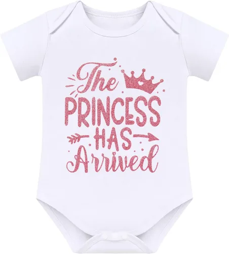 Miniatura 18 de Conjunto de ropa brillante para recién nacidas para niñas recién nacidas, mameluco de princesa + falda tutú + diadema de flores para sesión de fotos