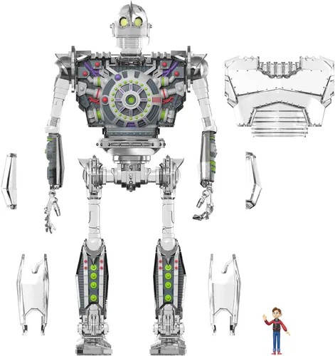 Miniatura 2 de Super7 El Gigante de Hierro Súper Cyborg - Figura de acción de El Gigante de Hierro (Transparente)