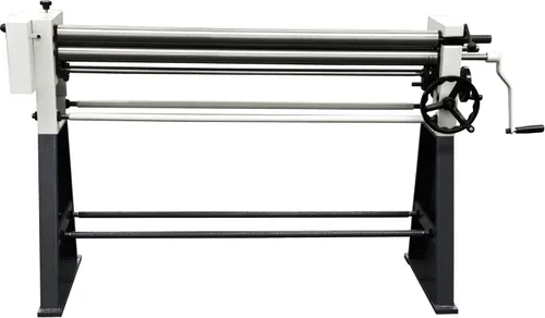 Miniatura 10 de KAKA INDUSTRIAL Máquina de rollo deslizante, 24 pulgadas de ancho 22-Ga. (0.03 pulgadas) de capacidad de acero grueso, rodillo de chapa manual