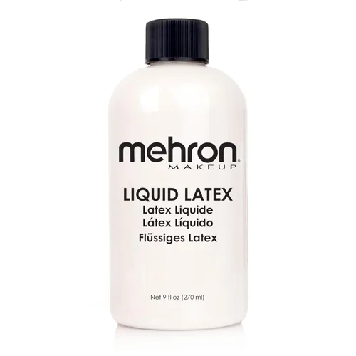 Mehron - Látex líquido para maquillaje | Maquillaje SFX | Halloween | Pegamento de látex para la piel | Pegamento para prótesis 9 fl oz (266 ml)