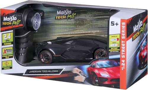 Miniatura 3 de Maisto Tech R/C Lamborghini Terzo Millenio Escala 1:24 2,4 GHz Negro Brillo