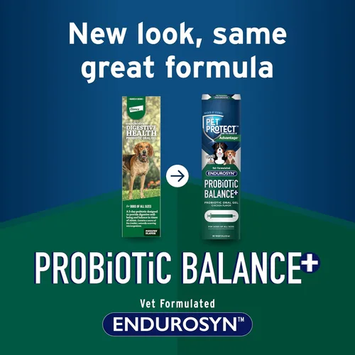 Miniatura 3 de Pet Protect Dog Probiotic Balance+ Gel oral, endurosina formulada por veterinarios, prebióticos y probióticos para perros, suministro para 3 días