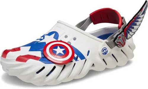 Crocs Zueco unisex para adultos Marvel Capitán América Echo
