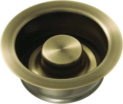 Kingston Brass BS3003 Hecho a juego con brida de eliminación de basura, latón antiguo