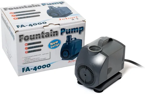 Miniatura 8 de Jebao Bomba sumergible de fuente para hidroponía, acuaponía, cascada, estanque de peces (FA-2000F, 530GPH)