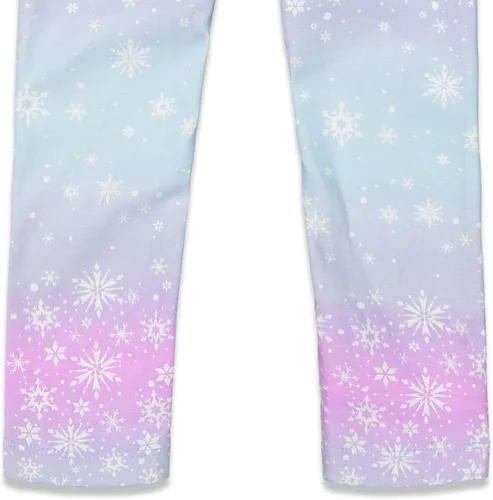 Miniatura 5 de Disney Frozen Olaf Princess Anna Queen Elsa - Conjunto de sudadera con capucha y leggings de forro polar para niñas pequeñas y grandes