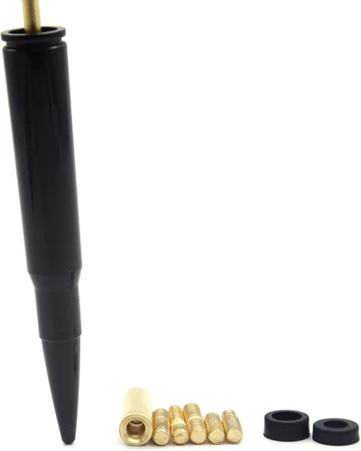 Miniatura 6 de Antena de 50 Cal Stubby con mástil para eliminar la antena de pista, reemplazo para Ford F150 F250 F350 RAM 1500 2500 GMC Denali Chevy Pick-up
