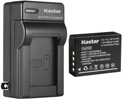 Miniatura 8 de Kastar Reemplazo del cargador de batería de pared de CA para Fujifilm NP-W126, NP-W126s, cargador Fuji BC-W126, Fujifilm X-H1, X-M1, X-S10, X-T1