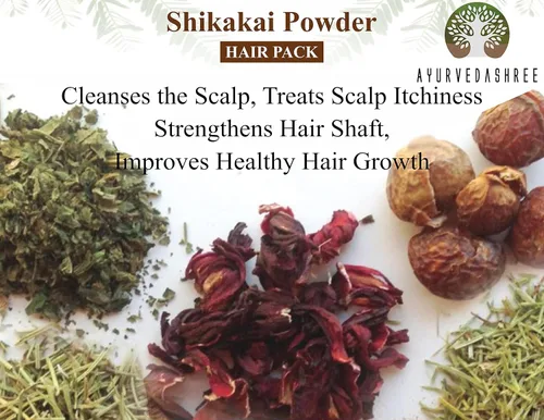 Miniatura 6 de AYURVEDASHREE Shikakai Powder 100 Gm Acacia concinna Fruit Pods Powder Limpiador y acondicionador natural para el cabello Vegano Sin OMG
