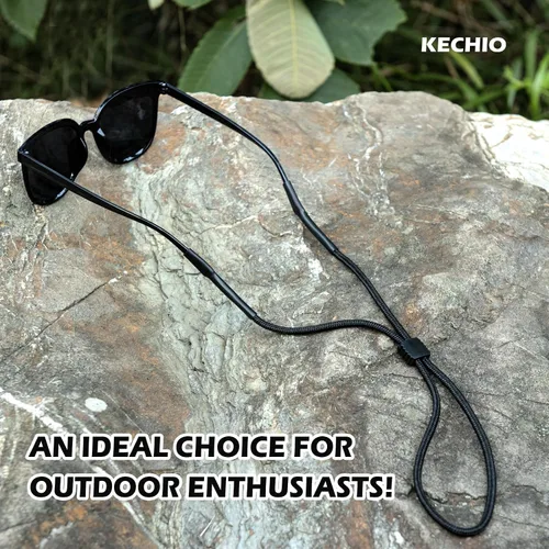 Miniatura 7 de KECHIO Correa de soporte de gafas deportivas (3 piezas) - Correa de gafas de sol para hombres, mujeres y niños
