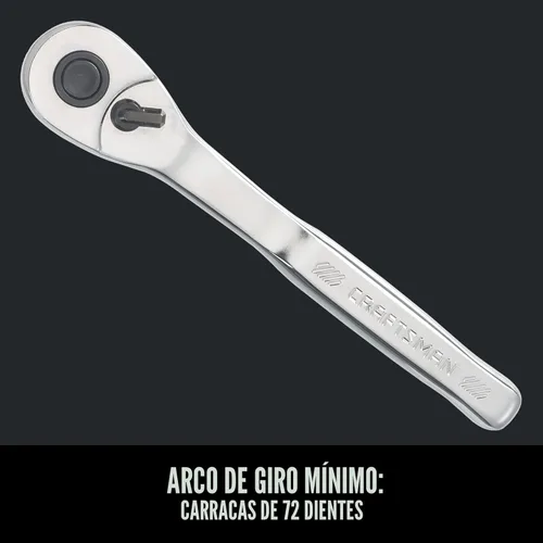 Miniatura 11 de CRAFTSMAN Juego de herramientas mecánicas, 230 piezas de herramientas de mano y juego de zócalos con caja de herramientas de 3 cajones (CMMT45305)
