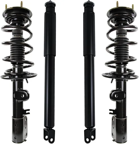 Miniatura 62 de Detroit Axle - Puntales y Amortiguadores para Chevy Traverse Buick Enclave GMC Acadia Saturn Outlook 2007-2012, 2 puntales delanteros con resorte