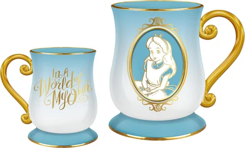 Miniatura 18 de Silver Buffalo - Taza grande de cerámica de Disney Villanos La Sirenita Ursula Almas Pobres Desafortunadas Glitter Camper, 20 onzas Úrsula Pobres
