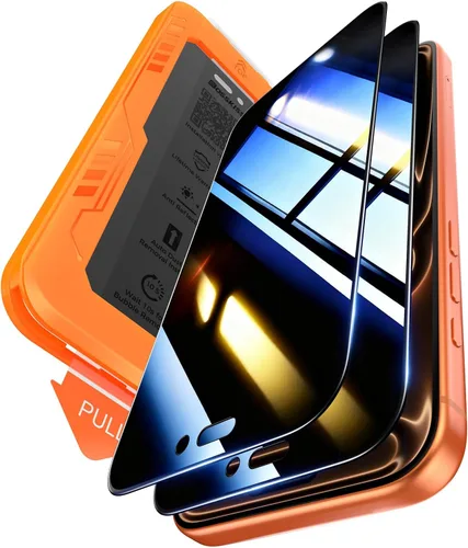 Miniatura 14 de BossKiss Protector de pantalla para iPhone 11/iPhone XR, dureza TOP 9H de grado militar a prueba de roturas, vidrio templado HD, cobertura completa