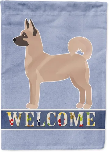 Miniatura 119 de Caroline's Treasures CK3704GF Bandera de jardín de bienvenida de Akita Shepherd Black and Tan - Bandera decorativa para patio exterior, patio