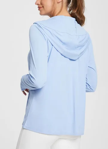 Miniatura 2 de BALEAF Chaqueta UPF 50+ para mujer, ligera, con capucha, manga larga, para correr, senderismo, ropa al aire libre
