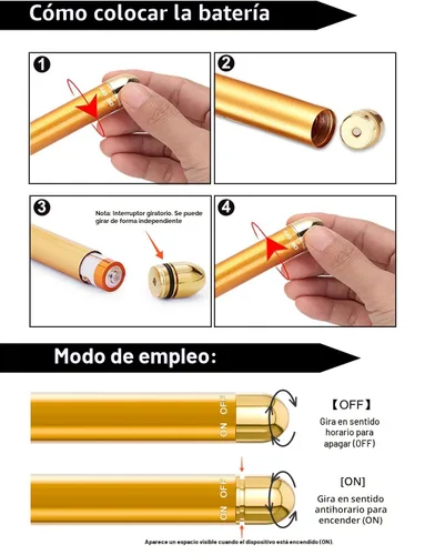 Miniatura 5 de Rodillo masajeador de cara Rodillo dorado 3D Rodillo facial eléctrico y rodillo facial en forma de T Kit masajeador Rodillos faciales