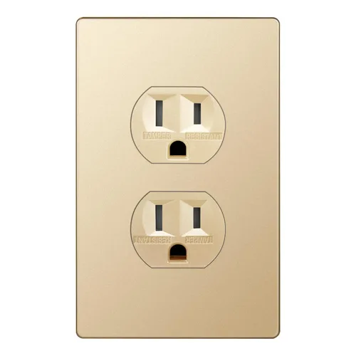 Miniatura 42 de ENERLITES Toma de corriente dúplex, tomacorrientes eléctricos de pared resistentes a manipulaciones, grado residencial, 3 cables, autoconexión a