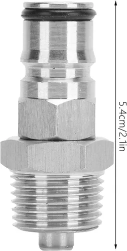 Miniatura 3 de TOPINCN Ball Lock Post 18 Ball Lock Adapter Lock Post Lock Male 1/2In Npt Kit Adaptador de rosca con para barriles Kegging