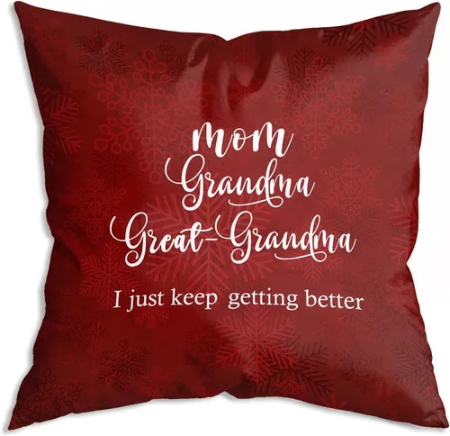 Miniatura 18 de Regalos para abuela, fundas de almohada de 18 x 18 pulgadas, regalos de anuncio de embarazo para abuela, regalos de bisabuela de nietos, regalo