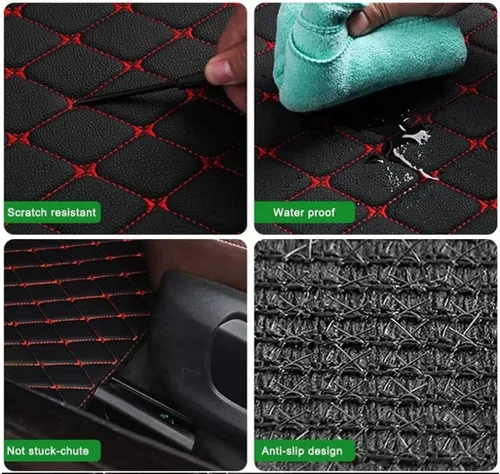 Miniatura 6 de JONGIA Alfombrillas personalizadas para el 99.98 % de los sedán, SUV, deportivos, para todo tipo de clima, de cuero, cobertura completa