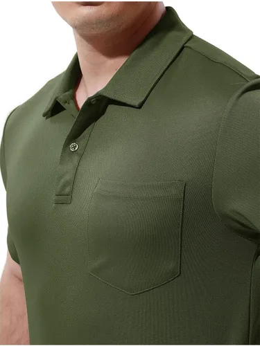 Miniatura 4 de Polo para hombre, de manga corta, con cuello y bolsillo