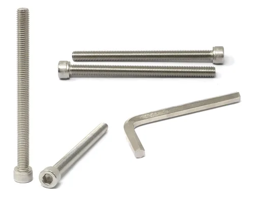 Miniatura 133 de iexcell 25 piezas M4 x 60/65/70/75/3.150 in paso de rosca 0.028 in acero inoxidable 304 cabeza hexagonal Tornillos Tornillos surtido Kit