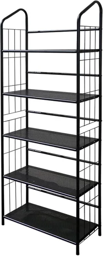 Miniatura 2 de Legacy Decor Estante de metal para libros, estante de utilidad, estante abierto para dormitorio, oficina, despensa, lavandería, cocina y garaje