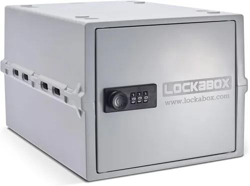 Lockabox - Caja de almacenamiento con cerradura para alimentos, medicinas, electrónica y más, contenedores de almacenamiento con cerradura de Ópalo