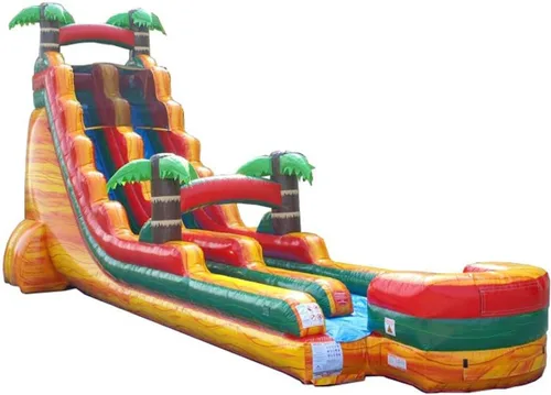 Miniatura 30 de TentandTable Tobogán acuático inflable para niños y adultos, diversión acuática gigante de grado comercial, incluye soplador de aire eléctrico, 35