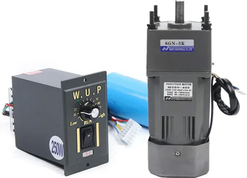 Miniatura 19 de Motor de engranajes eléctrico 120W DC 24V Reductor de engranajes helicoidal Caja de engranajes Motor eléctrico de engranajes RV 50K 35Nm Motor 120W