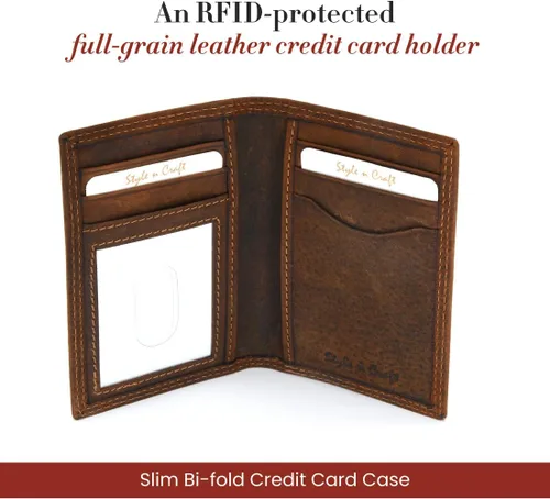 Miniatura 3 de Style N Craft Estuche plegable para tarjetas de crédito para hombre