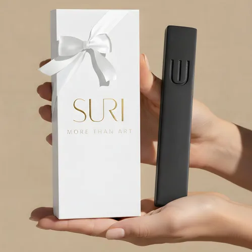 Miniatura 9 de SURI Mezuzah para puerta con pergamino - Funda moderna de mezuzá de 6 pulgadas con desplazamiento no Kosher incluido, se adapta a rollos de hasta 5