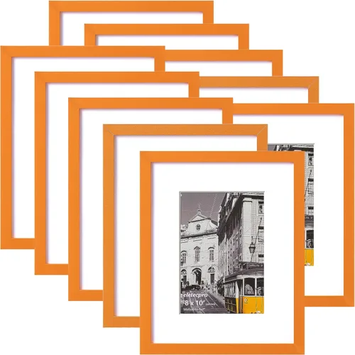 Miniatura 75 de eletecpro - Juego de 10 marcos de fotos de 5 x 7 pulgadas, collage de marcos de fotos para decoración de pared, muestra fotos de 4 x 6