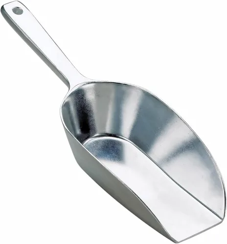 Miniatura 4 de HIC Kitchen Cuchara de fondo plano para alimentos, 8.75 pulgadas, 8.268 in, aluminio fundido anodizado de grado comercial