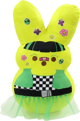 Miniatura 10 de Animal Adventure Peeps 4" Juguete de peluche de conejo Palm Pet coleccionable Azul