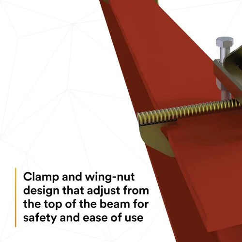 Miniatura 9 de 3M DBI-SALA Secura Span 7400450 Sistema Horizontal, Cable Galvanizado 50', Para Vigas en I, Se adapta a Bridas de Viga I de 6 en 12 pulgadas
