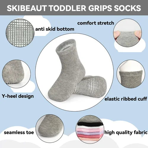 Miniatura 4 de SkiBeaut 20 pares de calcetines para niños y niñas de 0 a 7 años