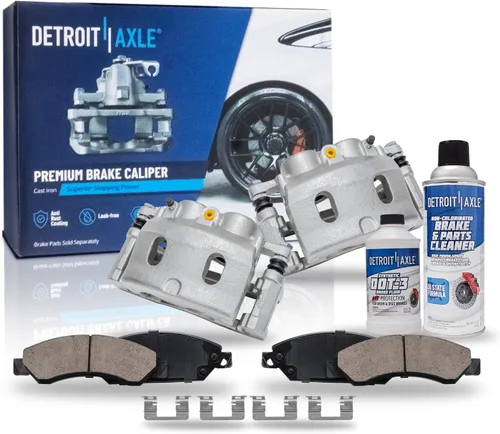 Miniatura 20 de Detroit Axle - Kit de frenos TRASEROS para Dodge Ram 1500 1994-1999 Tambores de freno Zapatas de frenos semimetálicas 1995 1996 1997 1998 Repuesto