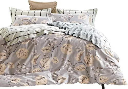 Miniatura 9 de Swanson Beddings Juego de cama floral 100% algodón: Funda de edredón, fundas de almohada., Algodón, Completo