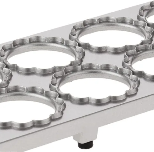 Miniatura 5 de Fox Run Máquina para Hacer Ravioles en Forma de Flor, de Aluminio, Hace 12 Ravioles en Forma de Flor de 1.5