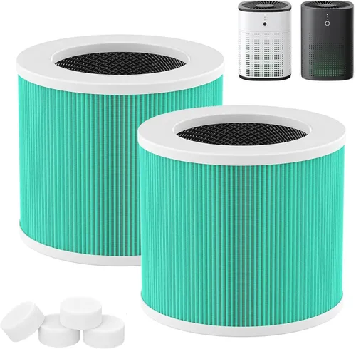 HY1800 H13 - Filtro de repuesto HEPA verdadero compatible con purificador de aire Honeyuan/MORENTO/CHIVALZ/Loytio/AYAFATO/IOIOW HY1800, sistema de